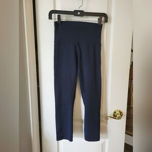 Lululemon Wunder Train High-Rise Crop 21" True Navy (First Release) Size 4